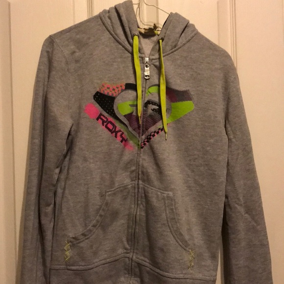 Gray Women’s L Roxy Hoodie - Picture 1 of 6